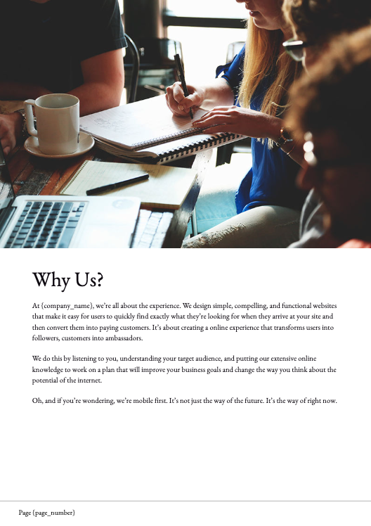 Web Audit/Strategy Proposal Template